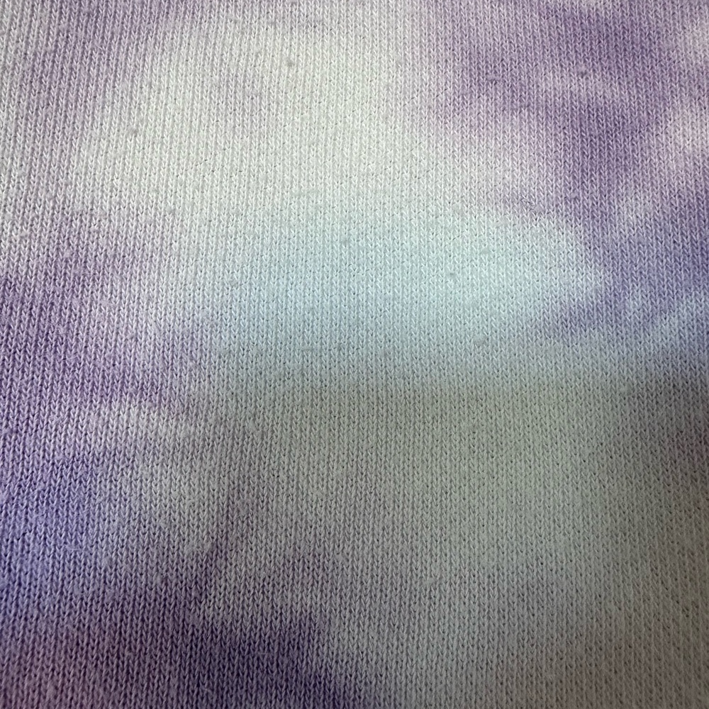 JoyLab Lavender tie-dye style Sweatshirt with side zipper - Picture 9 of 9